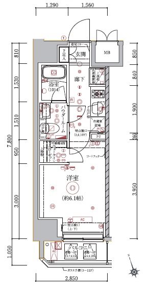 アルテシモピトレ 間取り図