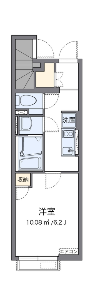クレイノ浜田山Ａ 間取り図