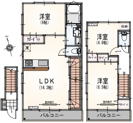 La R&amp;eacute;sidence Chic 間取り図