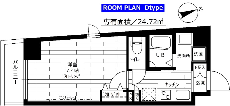 ステージファースト戸越銀座 間取り図