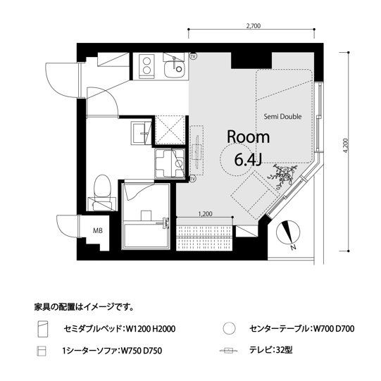 インペリアル赤坂フオーラム 間取り図