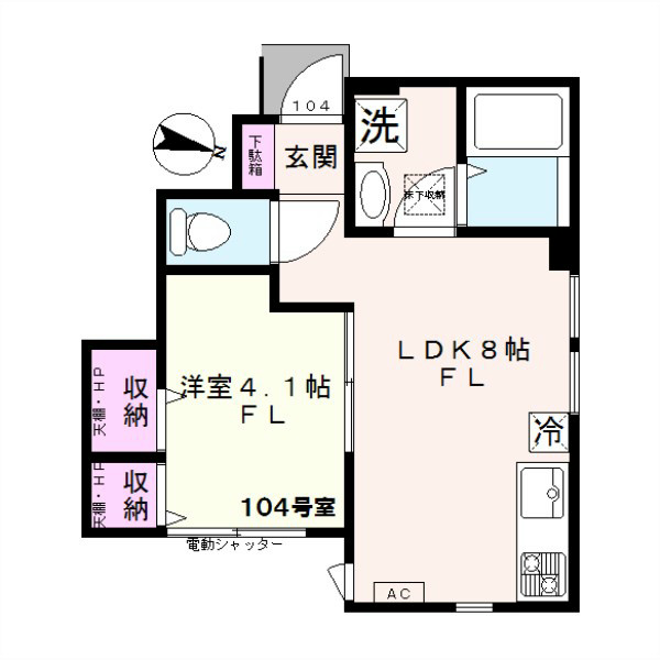 Ｔ　Ｃｏｕｒｔ（ティーコート） 間取り図