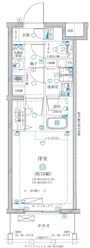 ディアレイシャス高井戸Ⅱ 間取り図