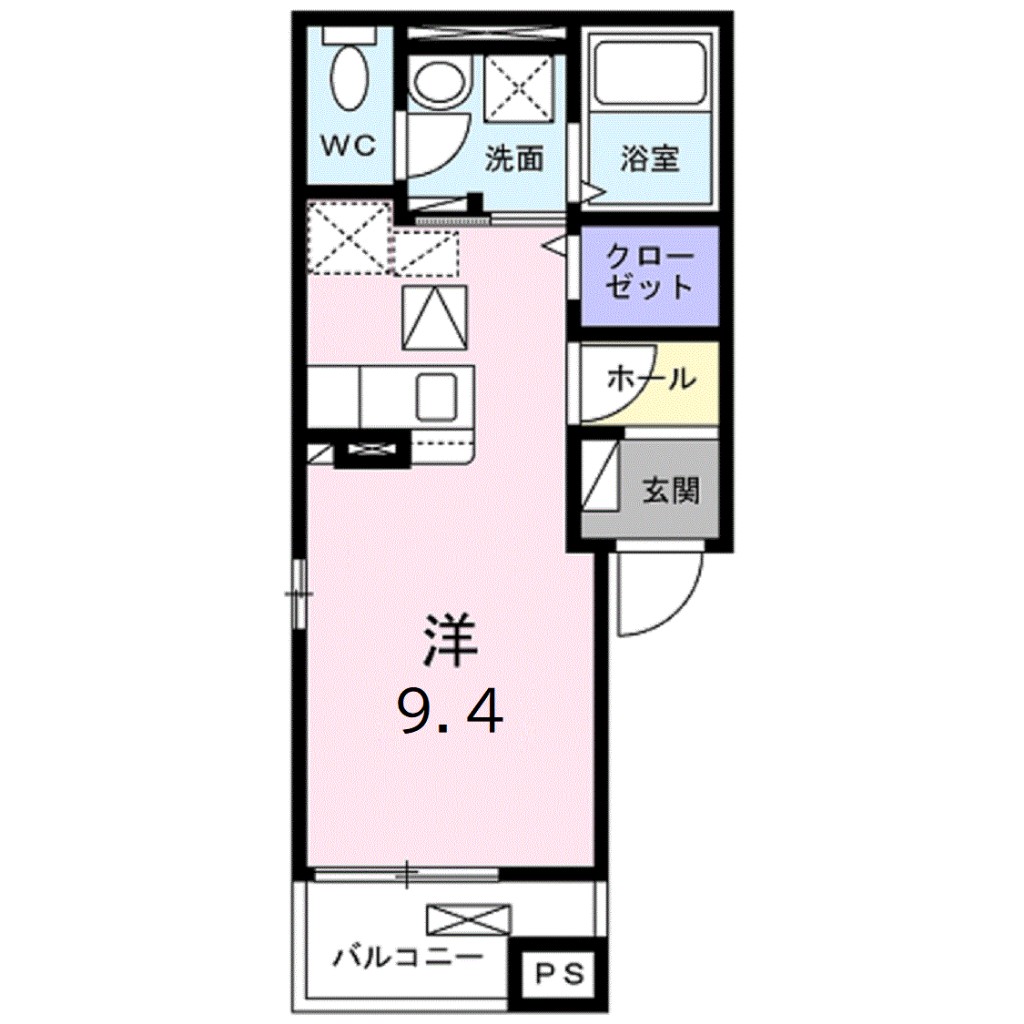 ラシュレ　エイト 間取り図