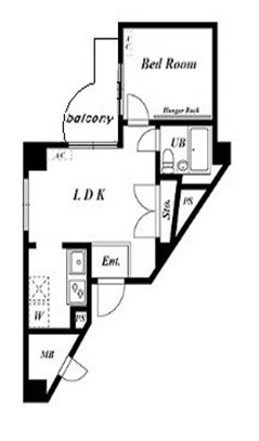 三田ハウス 間取り図