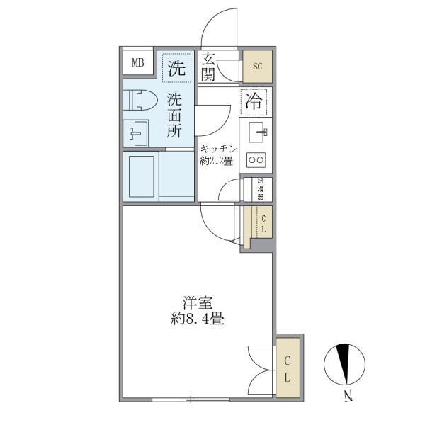 ＣＯＭＰＯＳＩＴＥ目黒鷹番 間取り図