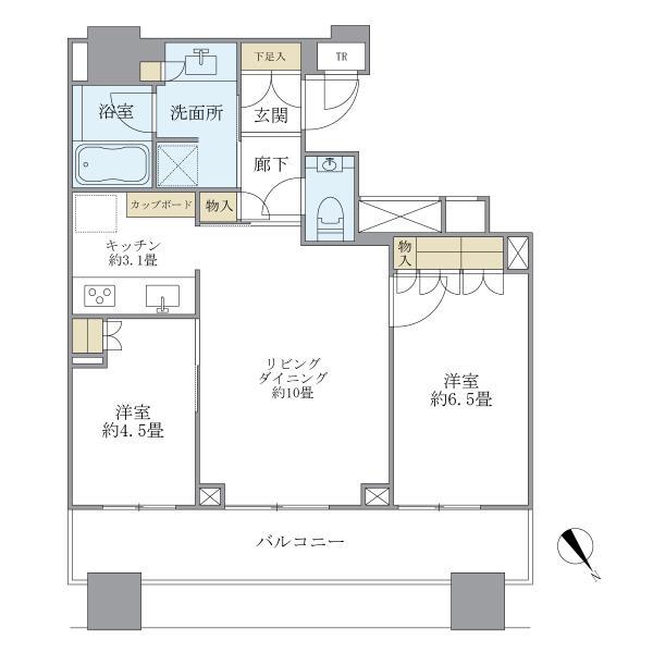 ＢｒｉｌｌｉａＴｏｗｅｒｓ目黒サウスレジデンス 間取り図