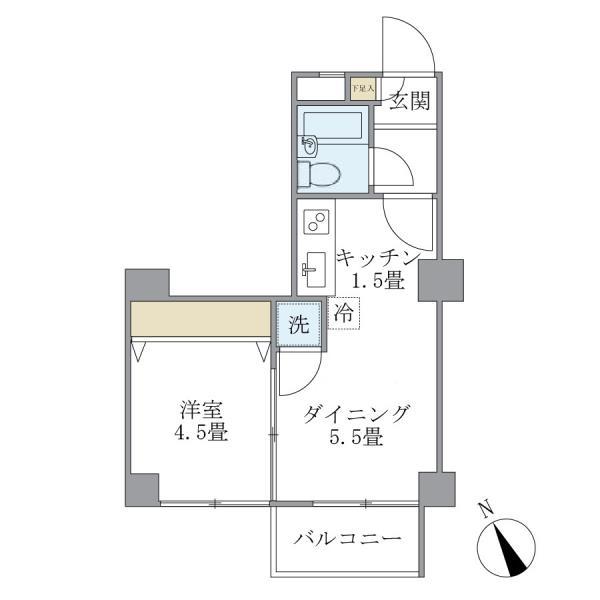 ＮＡＫＡＭＥＧＵＲＯ　ＡＲＫＩＩ 間取り図