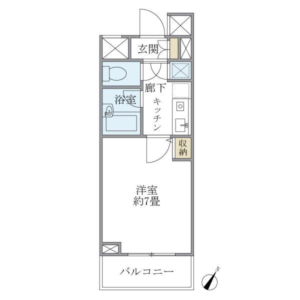 ティアラ三軒茶屋 間取り図