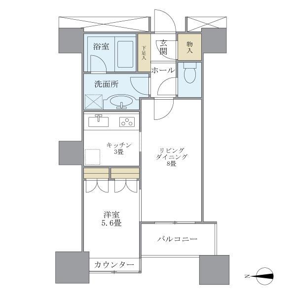 高輪ザ・レジデンス 間取り図