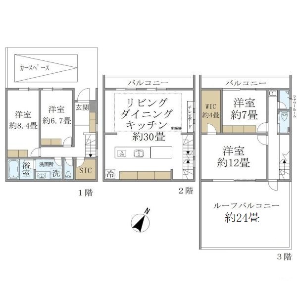 フェリーチェ松濤 間取り図
