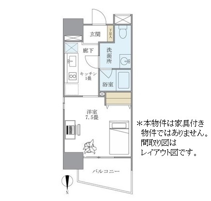 マイプレジール広尾 間取り図