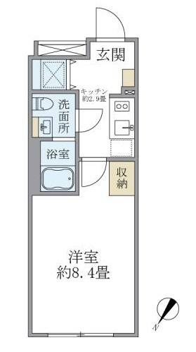 ＨＴピア赤坂 間取り図