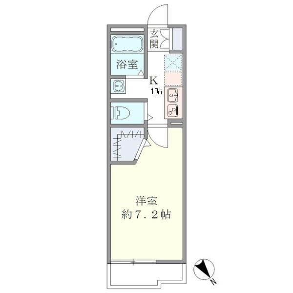 Ｊ&amp;rsquo;ｓコート幡ヶ谷 間取り図
