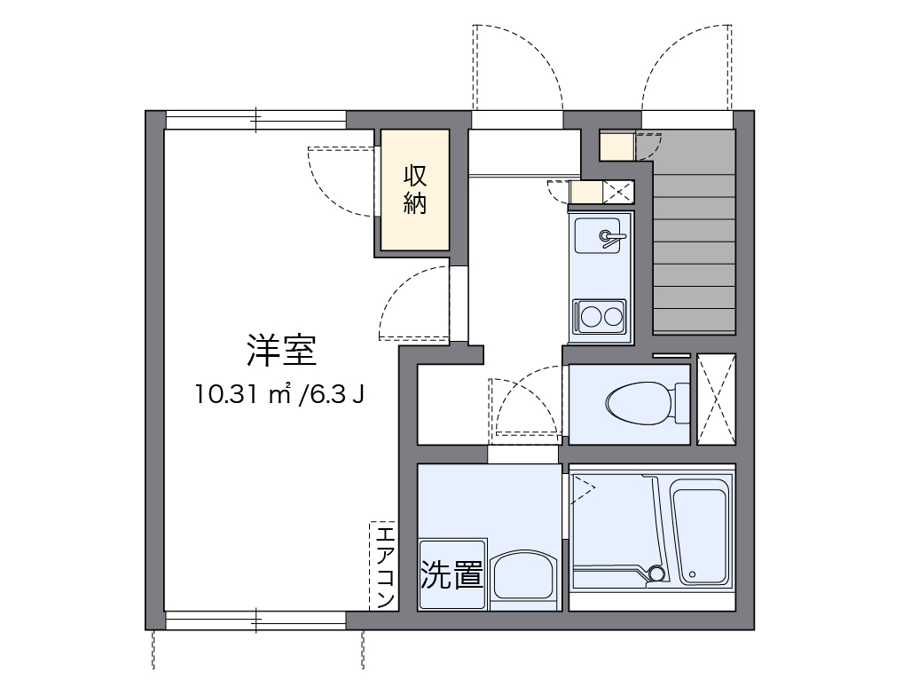 クレイノシャルム 間取り図