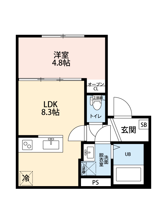 ＢＩＢＬＩＯ　ＳＵＧＡＭＯ 間取り図