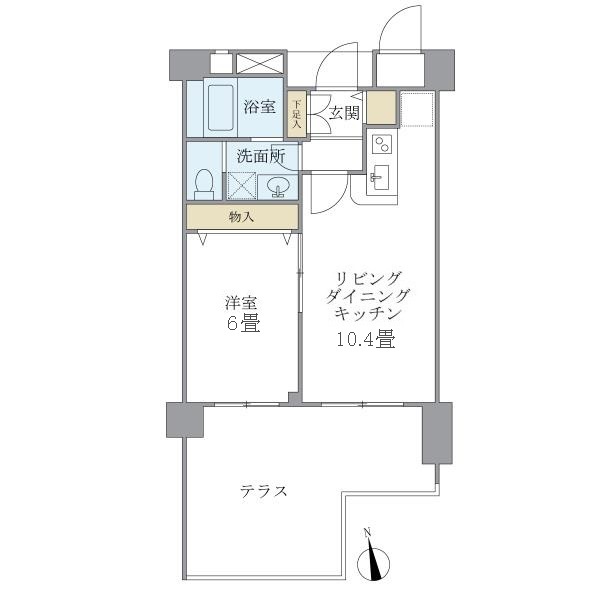 プレミアコンフォート西荻窪 間取り図
