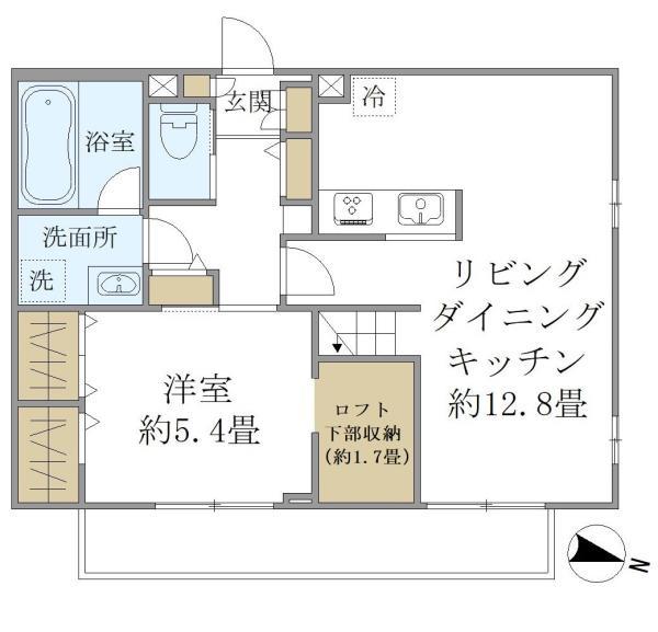 ＫＯＭＦＯＲＴＡ新中野 間取り図