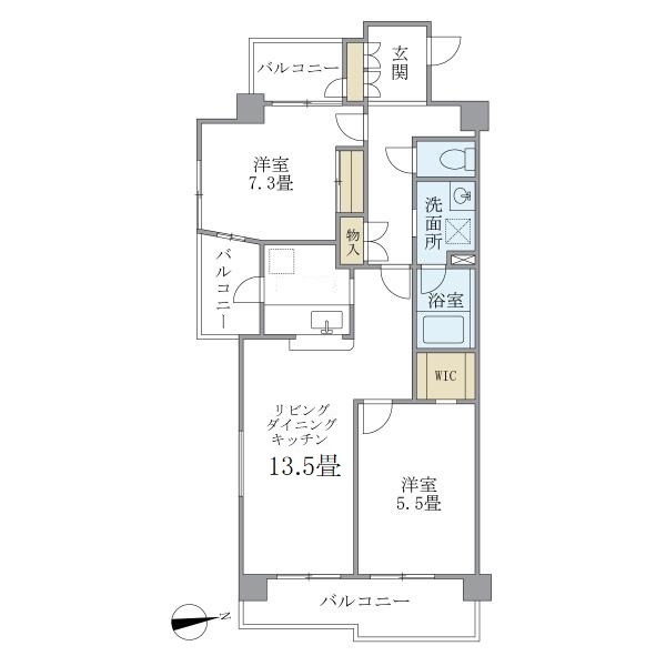 グリーンヒルズ目白 間取り図