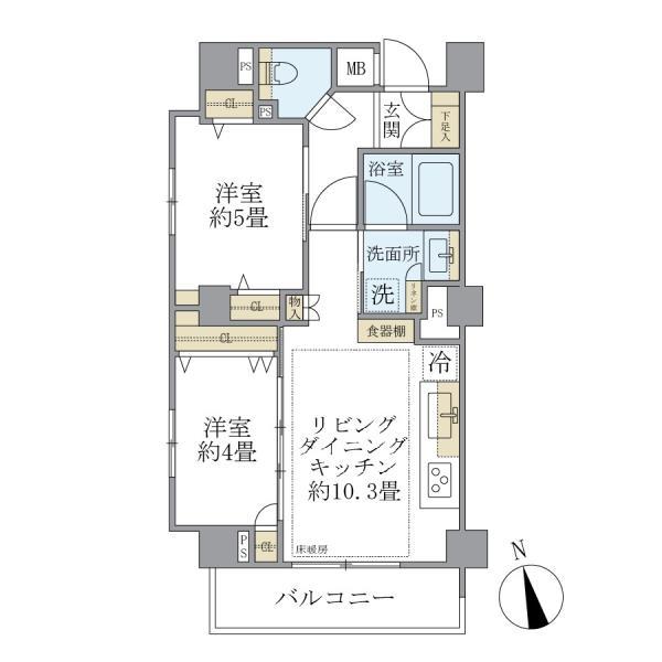 ディアスタ早稲田諏訪通り 間取り図