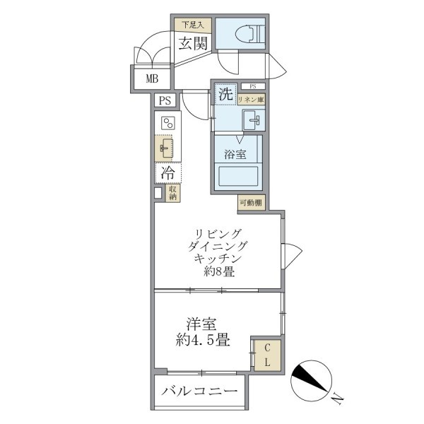 ビューテラス茗荷谷 間取り図