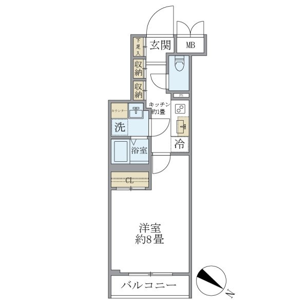 ビューテラス茗荷谷 間取り図