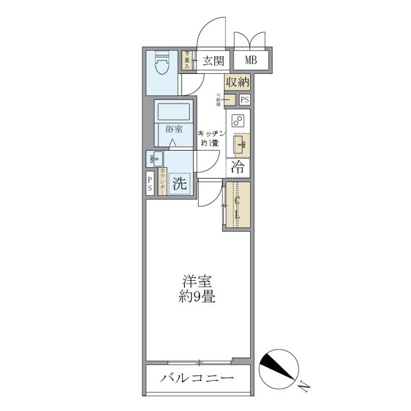 ビューテラス茗荷谷 間取り図