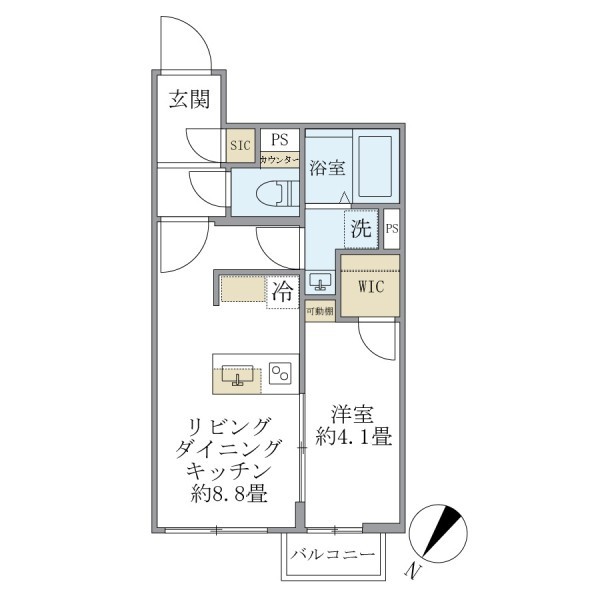 ビューテラス茗荷谷 間取り図