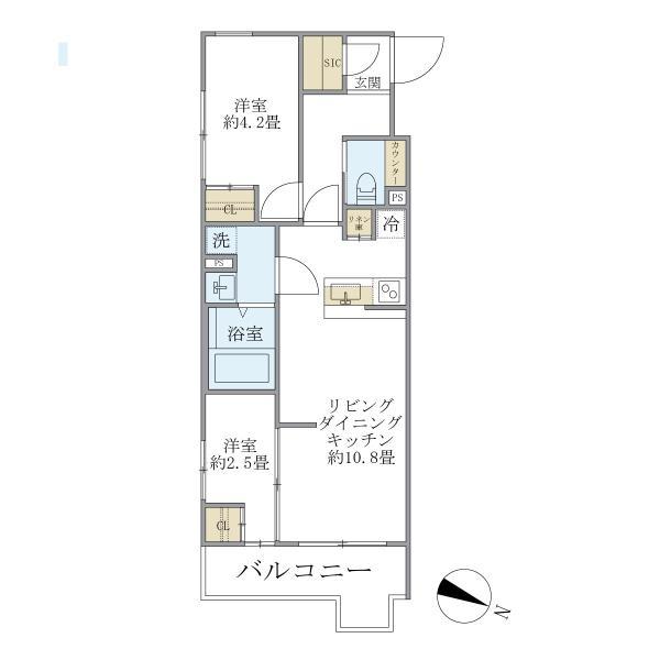 ビューテラス茗荷谷 間取り図