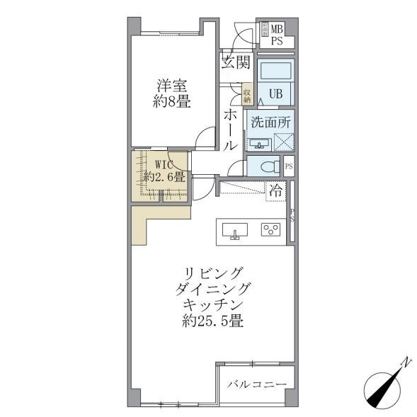 グランマルジュ市ヶ谷 間取り図