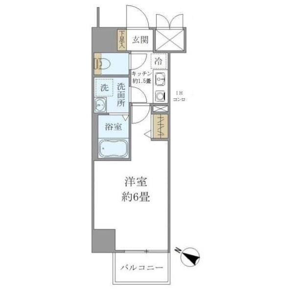 シエル白山　Ｂ館 間取り図