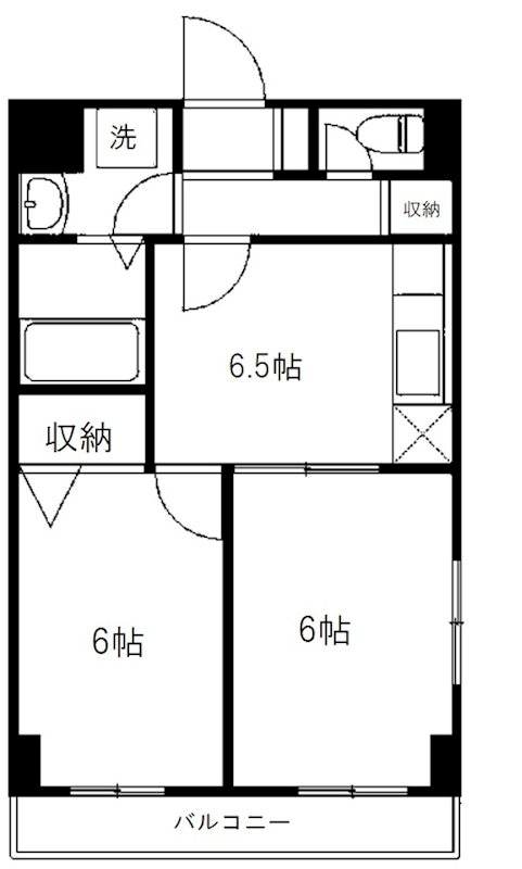 サリジェ21 201号室 間取り