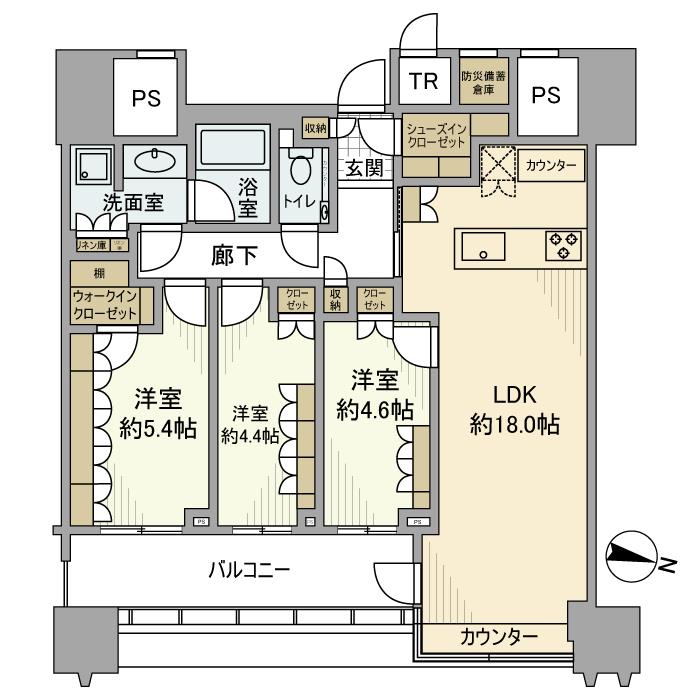 パークコート文京小石川ザタワー 間取り図