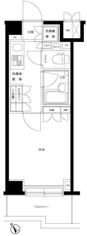 ルーブル目黒不動前 212号室 間取り