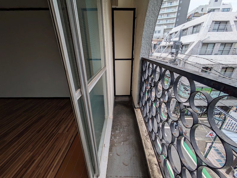 平原マンション ベランダ