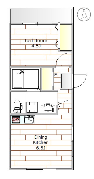 アニール 402号室 間取り