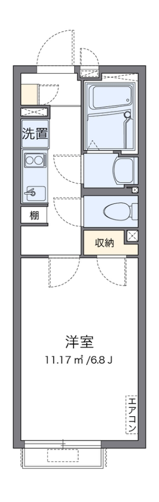 クレイノＭＩＫＩ西新宿 302号室 間取り