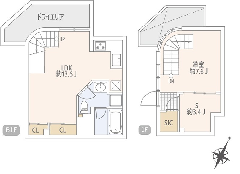GrandStory西麻布 102号室 間取り