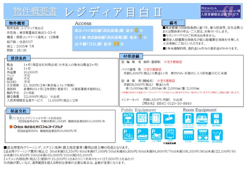 レジディア目白Ⅱ その他4