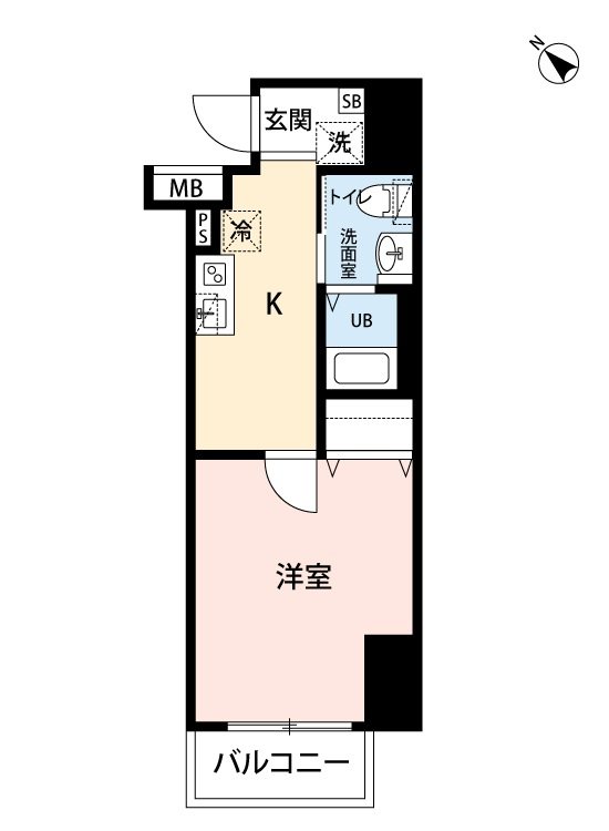 Rising place巣鴨 803号室 間取り