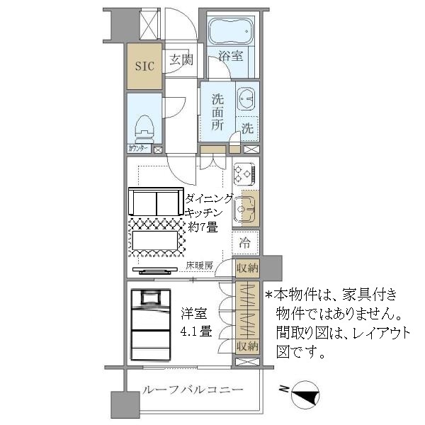 Ｂｒｉｌｌｉａ神楽坂ｉｄ 702号室 間取り