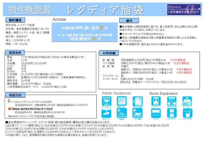 レジディア池袋 その他8
