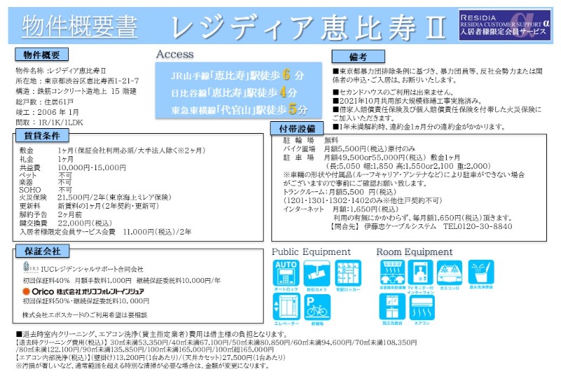 レジディア恵比寿Ⅱ その他2