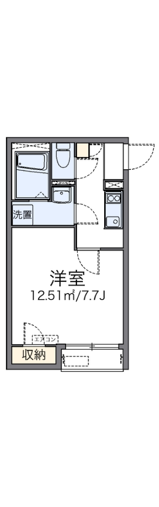 レオネクストプランドール多摩川 103号室 間取り