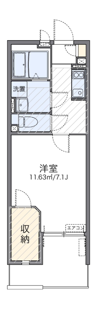 レオネクスト砧　プレミア 202号室 間取り
