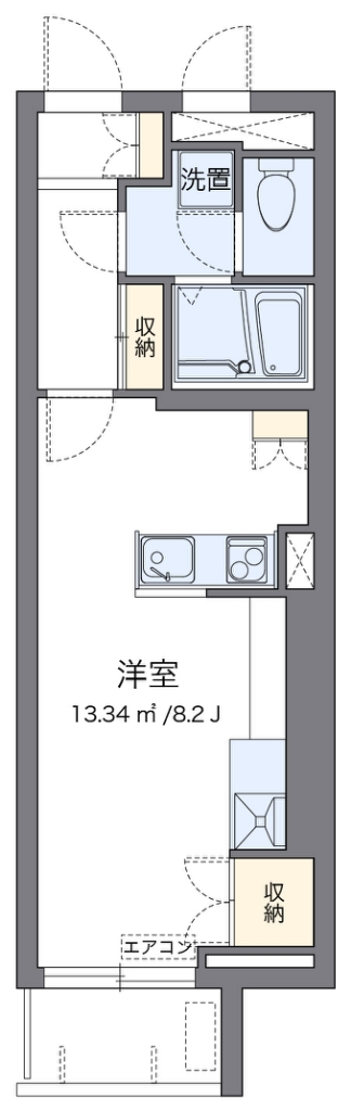 レオネクストアルバーロ原宿 101号室 間取り