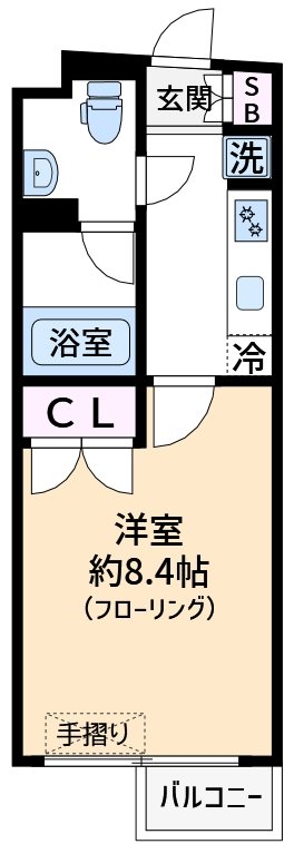 プレール・ドゥーク北新宿Ⅲ 2階号室 間取り