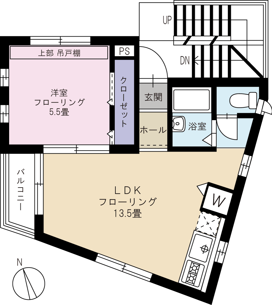カーサ杉並 101号室 間取り