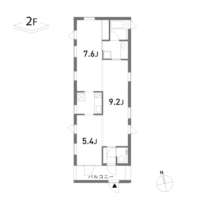 kif 201号室 間取り