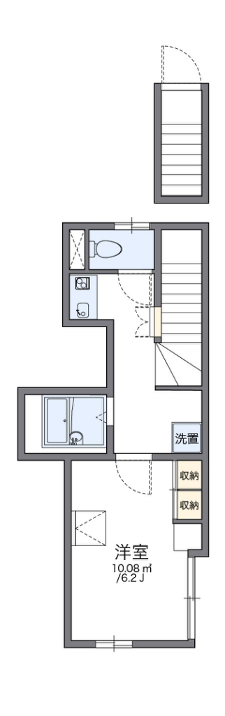 レオパレスマーガレット 202号室 間取り